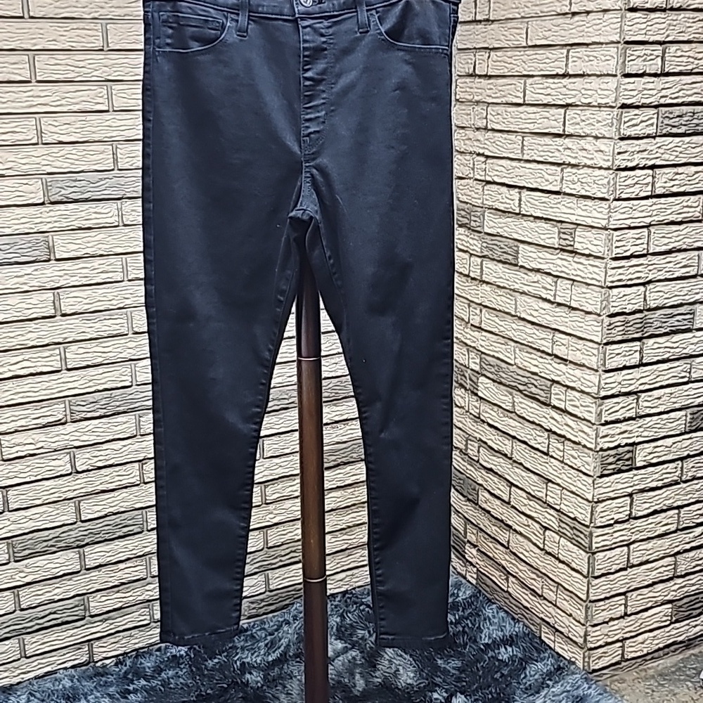 Levis 720 High Rise Super Skinny Jeans Sz 33 Black Exc condition - Picture 4 of 10
